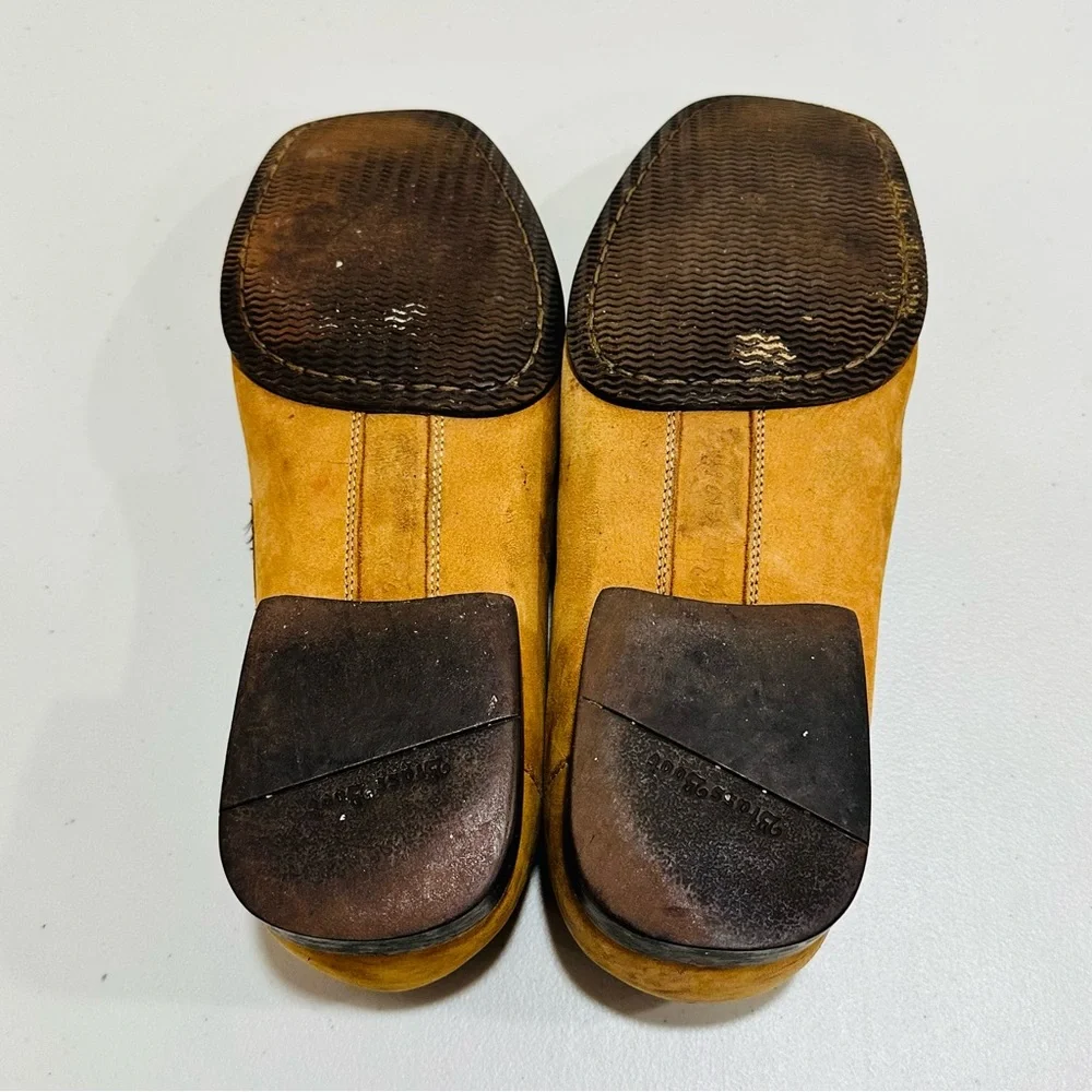 Brass Boot Brown Leather Loafers Dress Shoes‎ Size 9,5 M
